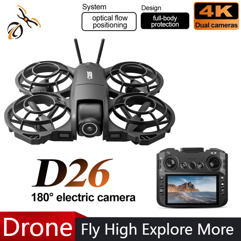 Дрон D26 4K Aerial HD 180 °    – обзор и цена Drone Racing Camera
