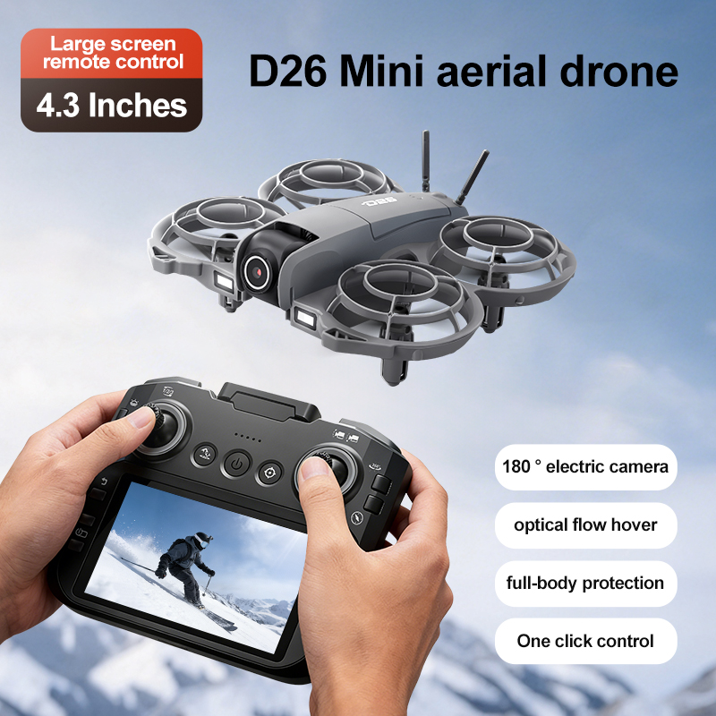 Дрон D26 4K Aerial HD 180 °    – обзор и цена Drone Racing Camera