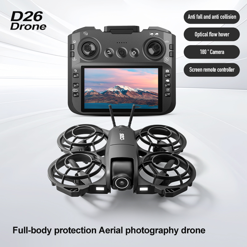 Дрон D26 4K Aerial HD 180 °    – обзор и цена Drone Racing Camera
