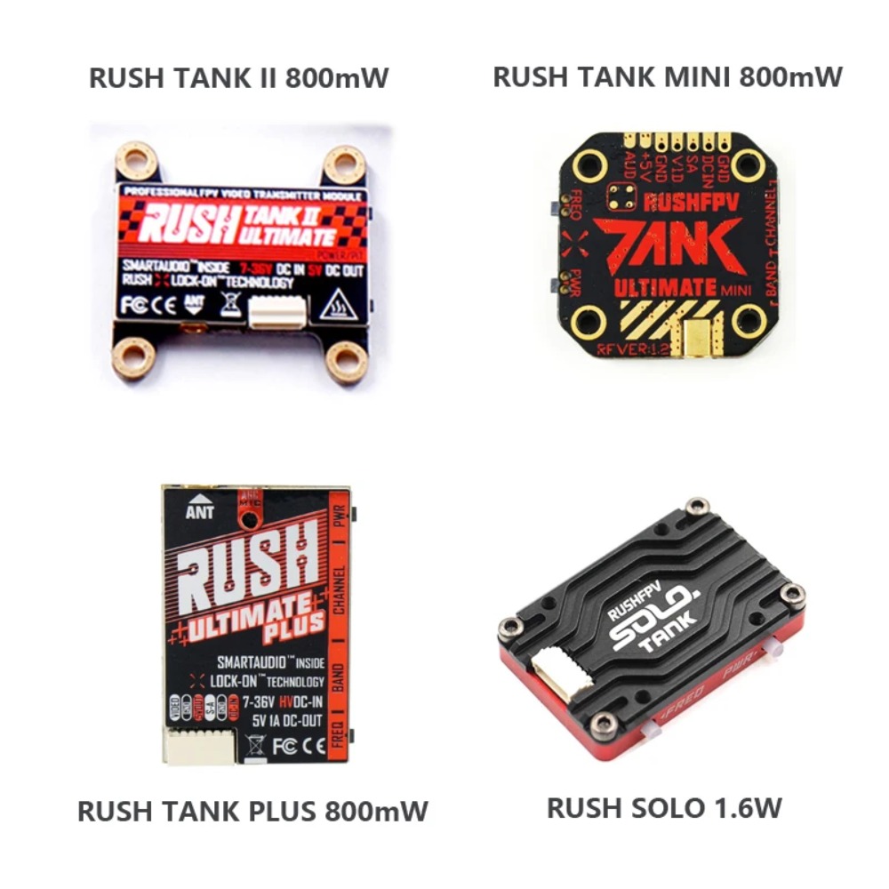 RUSH TANK Ultimate II/Mini/PLU – обзор и цена Drone Racing Frame