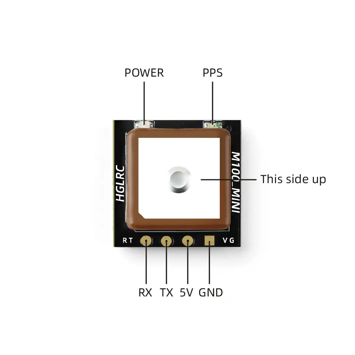 Модуль GPS HGLRC M100 MINI M10 – обзор и цена Drone Racing Antenna