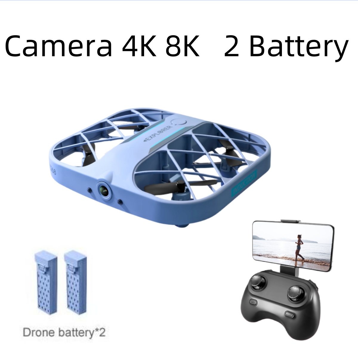 JJRC H107 FPV RC дрон с 2 бата – обзор и цена Drone Racing Camera
